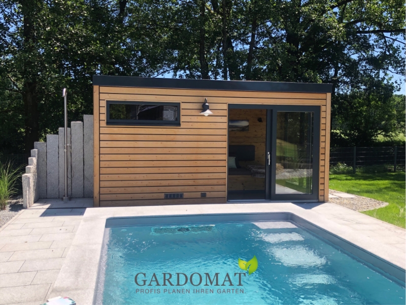 Moderner Garten mit Schwung