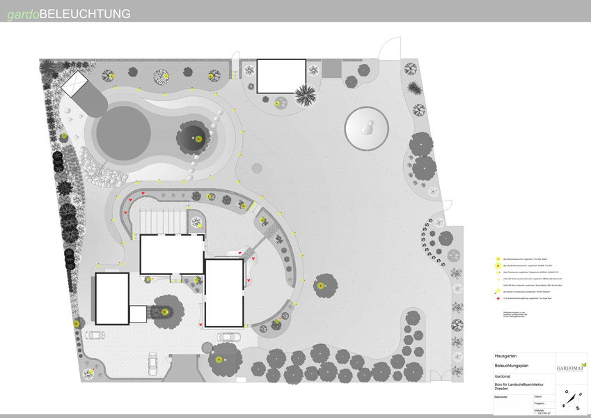 Mediterraner Garten mit Naturteich