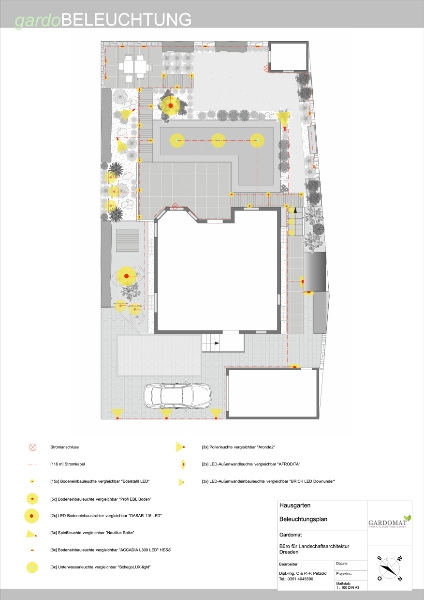 Moderner Garten mit Koiteich