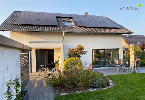 Natürlich klassischer Garten