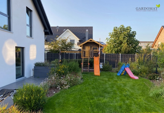 Natürlich klassischer Garten