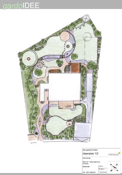 Gründerzeitvilla mit romantisch-natürlichen Garten