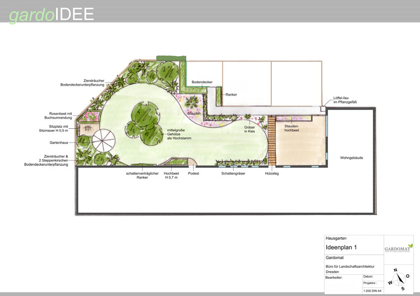 Bestandsgarten mit romantischen Flair