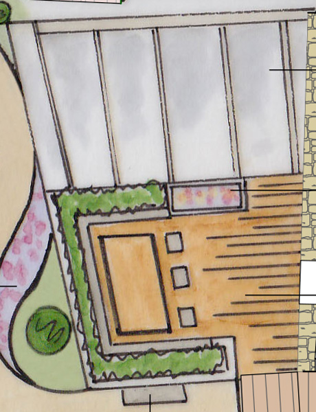 Romantische Dachterrasse