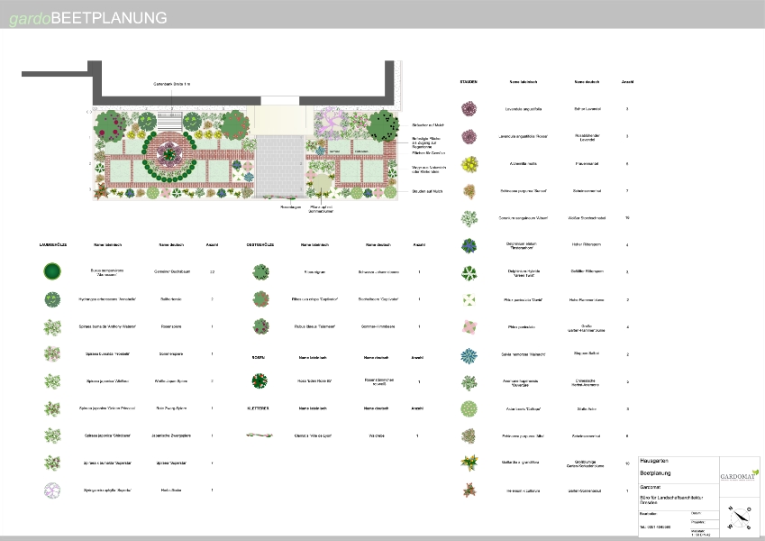 Vorgarten im Bauerngartenstil